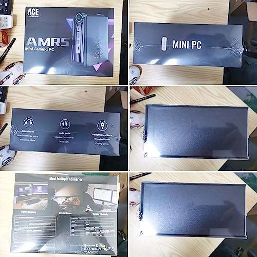Mini PC AceMagician AMR5 RGB - Ryzen 5 5600U, RAM 32 Go, SSD 512 Go, WiFi 6 & BT 5.2, W11 Pro (4x USB, USB-C, HDMI, DP, RJ45)- Vendeur tiers