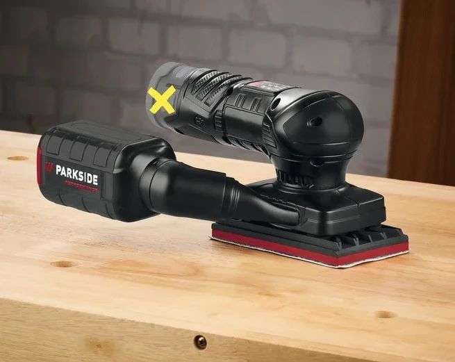 Ponceuse Orbitale Sans Fil Parkside 20V - 125 Mm, 6000-24000 Opm - Vendue Nue (sans Batterie) Ponceuse Avec Aspiration Poussière