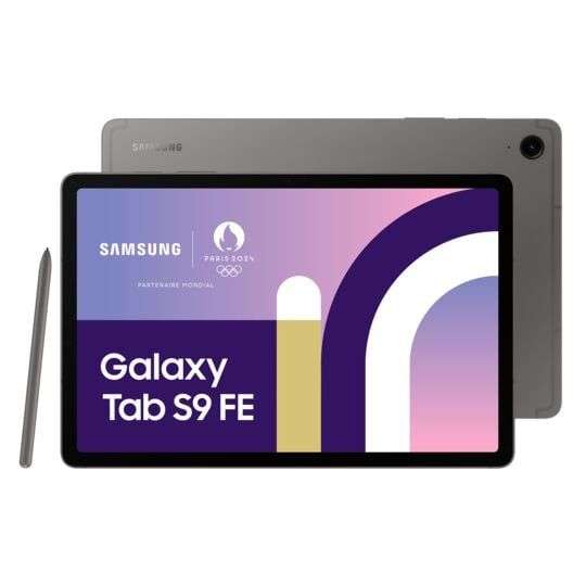 Tablette 10,9’’ Samsung Galaxy Tab S9 FE 128 Go Wifi - S Pen Inclus (Via 80€ sur la carte fidélité + 80€ d'ODR) +70€ supplémentaires en BA