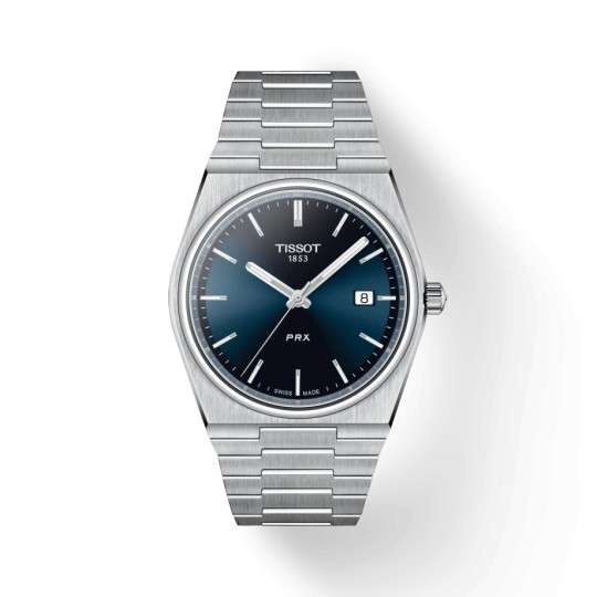 Sélection de montres en promotion - Ex: Montre Tissot PRX (bijouterie-carador.com)