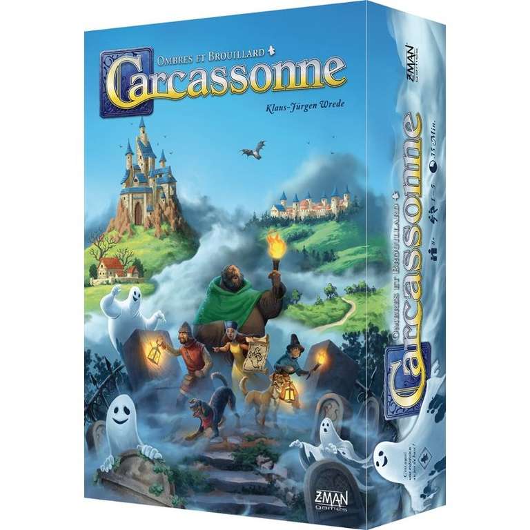 Sélection de Jeux de Plateau et Accessoires en Promotion - Ex: Carcassonne Ombres et Brouillard (caveauxjeux.fr)