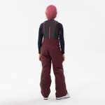 Pantalon de ski avec dorsale pour enfant Wedze FR900 - Bordeaux, Tailles: 8 à 14 ans