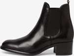 Bottines Chelsea Boots Tamaris en Cuir Noir - Tailles de 36 à 41