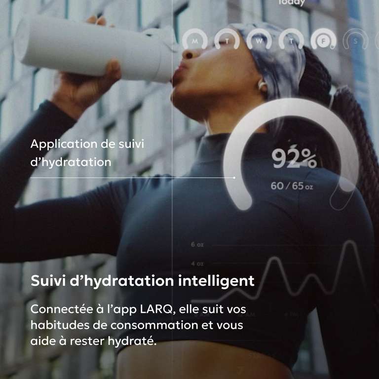 LARQ Bouteille d'Eau Isolée en Acier Inoxydable Cote dIvoire