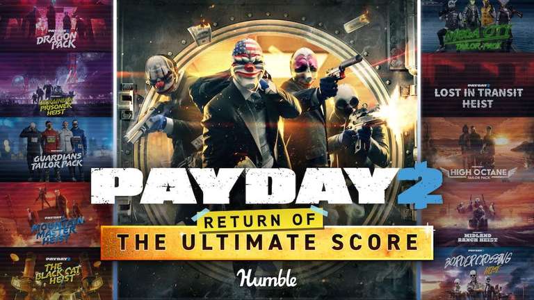Humble Payday 2 Bundle - Ex: Payday 2 à 1€ sur PC (Dématérialisé - Steam)