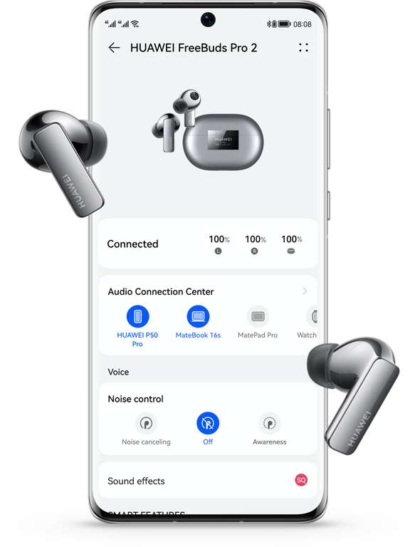 Ecouteurs sans fil Huawei FreeBuds Pro 2 - Plusieurs coloris
