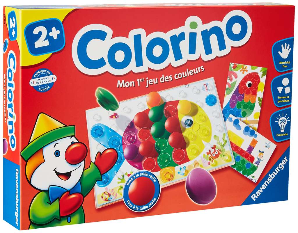 Colorino T'Choupi - Jeu Educatif d'apprentissage des couleurs et  manipulation - A partir de 2 ans - 24553 - Ravensburger 810452