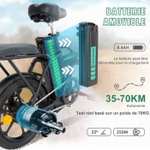 vélo électrique pliable Hitway 16" + pompe pneumatique (vendeur tiers)