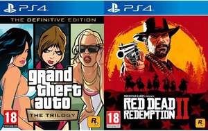 GTA The Trilogy - The Definitive Edition + Red Dead Redemption 2 sur PS4