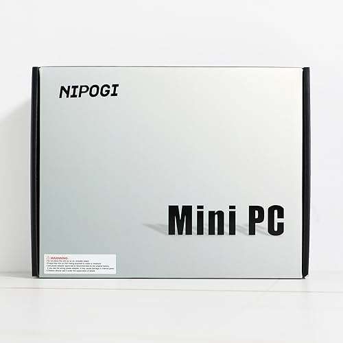 Mini PC NiPoGi AM06 PRO - AMD Ryzen 5 5500U, RAM 16 Go, SSD 512 Go, Win 11 Pro (Via coupons - Vendeur Tiers)