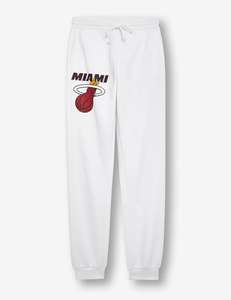 Jogging NBA femme Miami Heat blanc ou New York Knicks bleu - Tailles XXXS à XL