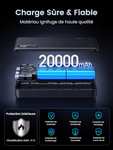Batterie Externe UGREEN 20000mAh 22.5W Power Bank USB C Portable PD 20W QC 3.0 (Vendeur tiers)