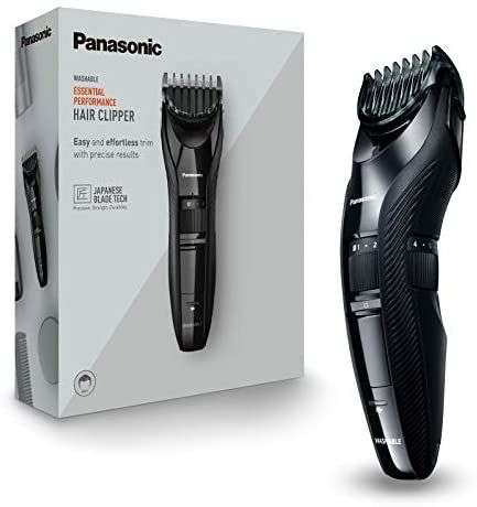 [Prime] Tondeuse à cheveux sans fil Panasonic ER-GC53-K503 - 19 longueurs de coupe (1-10 mm), étanche, noire