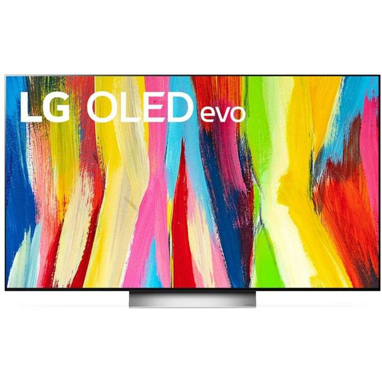 TV LG OLED 55" OLED55C2 - 4K UHD, Dolby Vision IQ, Dolby Atmos, HDMI 2.1, Smart TV + Appareil de massage par percussion GM001