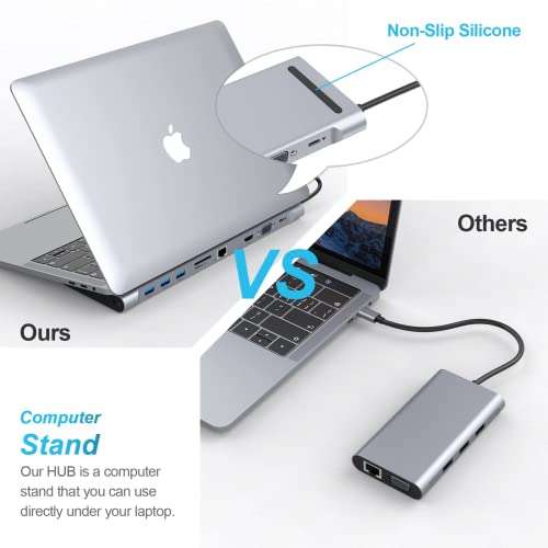 Station d'accueil 10 en 1 YLSCI - USB C pour Macbook Air/Macbook Pro/Surface Pro (via coupon)