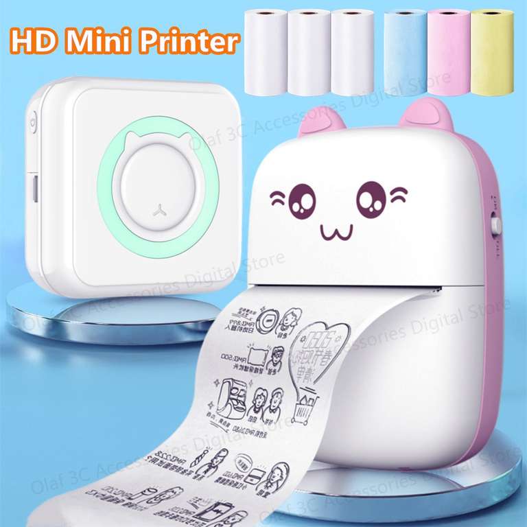 imprimante d'étiquettes thermique portable Meow-Mini