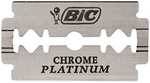 100 lames à double tranchant pour rasoir de sûreté BIC Chrome Platinum