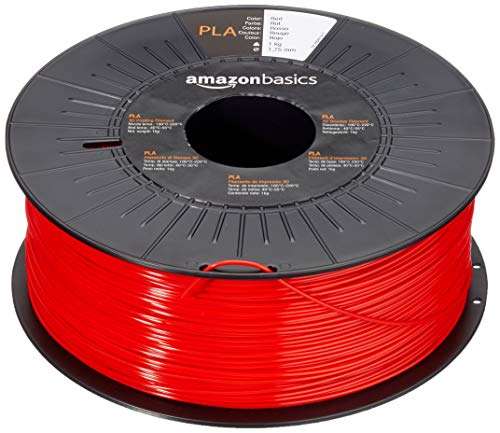 5 Bobines de Filament PLAAmazon Basics pour imprimante 3D - 1,75 mm, 5 couleurs assorties, 5x1 kg