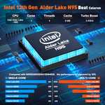 Ordinateur Portable 15,6" Acemagic Intel 12e Génération Quad-Core N95 16Go DDR4 512Go SSD (Vendeur Tiers - Via Coupon)