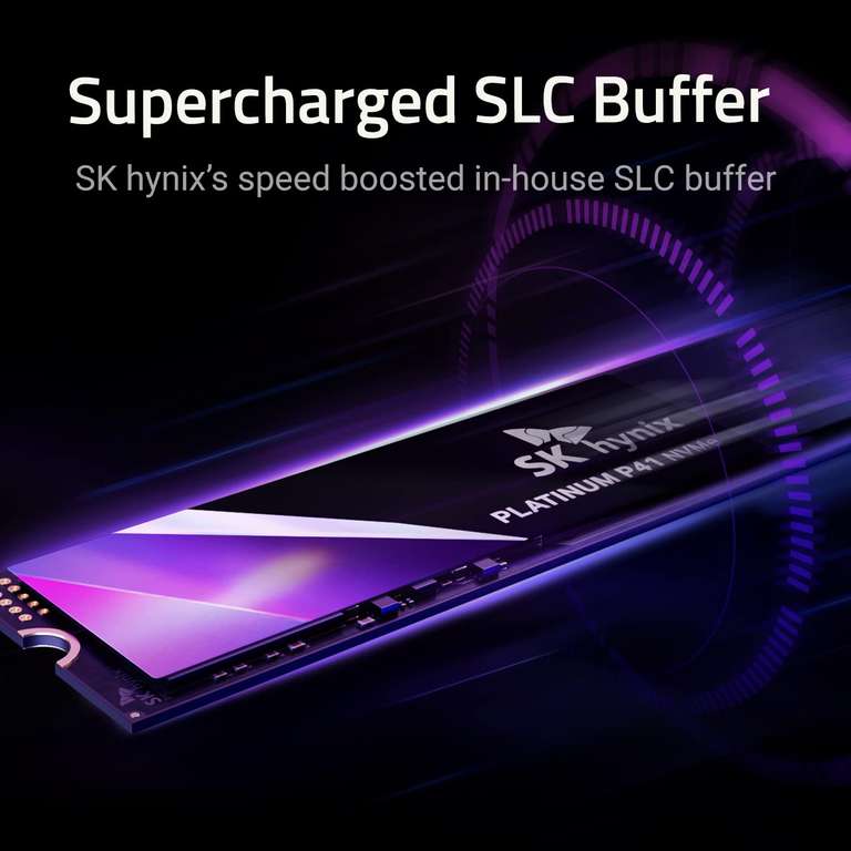 SSD SK Hynix Platinum P41 2To PCIe NVMe Gen4 M.2 2280 jusqu'à 7 000 Mo/s (vendeur tiers)
