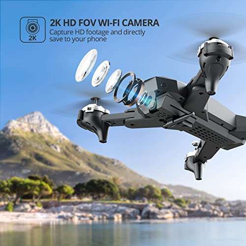 Drone pliable avec caméra Deerc D10 (Vendeur Tiers)