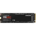 SSD interne M.2 NVMe Gen4 Samsung 990 Pro - 1 To ( lecture/écriture - 7450/6900 Mo/s)