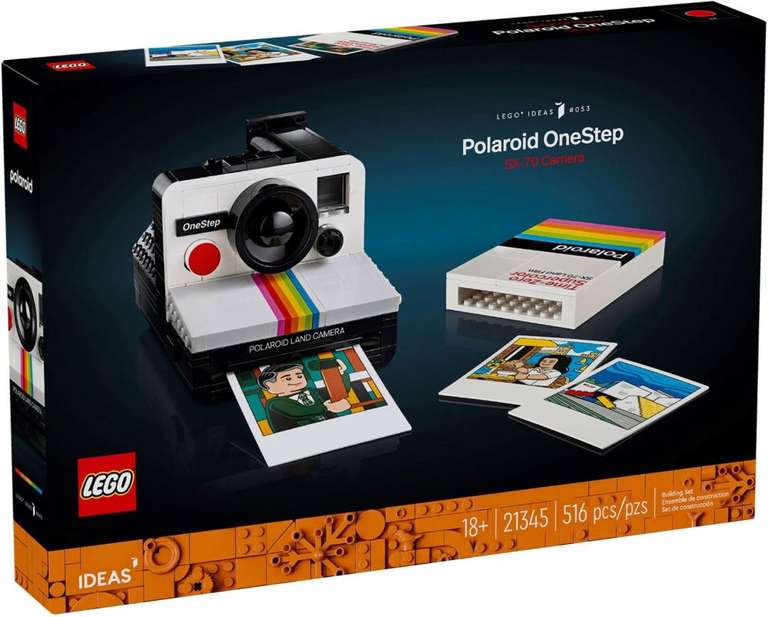 Lego 21345 Appareil Photo Polaroid OneStep SX-70 (Frontaliers Belgique)