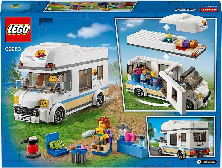 Jeu de construction Lego City Le Camping-Car de Vacances n°60283