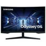 Ecran PC gaming 27" Samsung Odyssey G5 (C27G55TQBU) - LED, WQHD (2560 x 1440), Dalle VA, Incurvé, 144 Hz, HDR10, 1ms, FreeSync (Via 30€ fid)