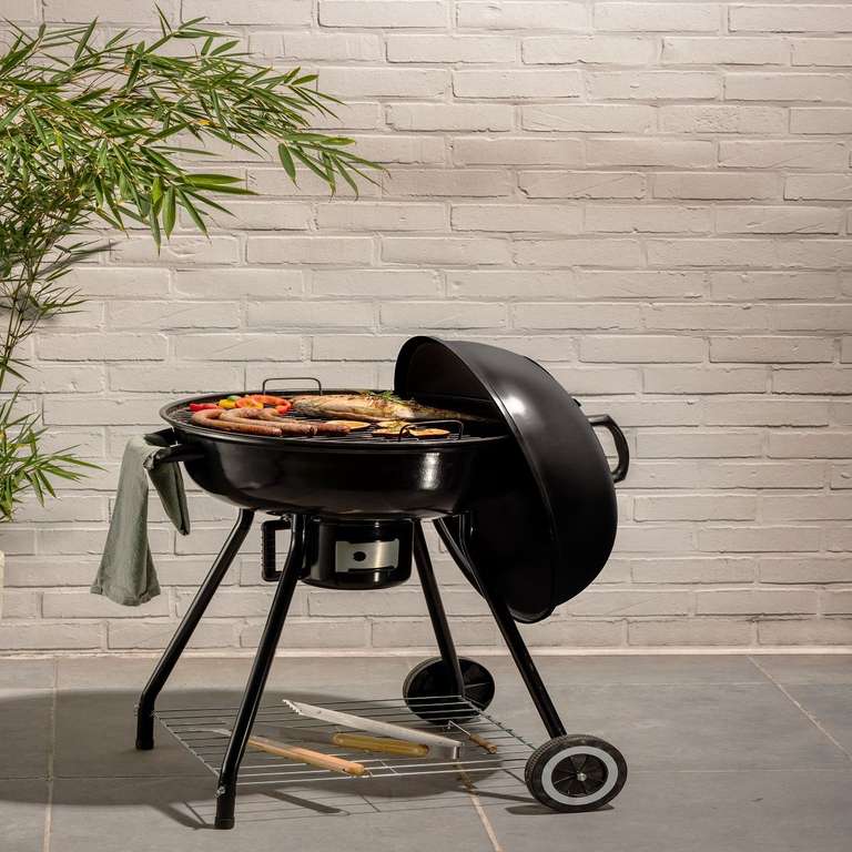 Barbecue charbon de bois Gardenstar Kettle - Diamètre 54 (Via 45€ sur Carte Fidélité)