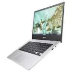 PC portable 14" Chromebook Asus CX1400 - Full HD, Intel N3350, 4 Go RAM, 64 Go eMMC, ChromeOS (+12.99€ cognottés pour les CDAV)