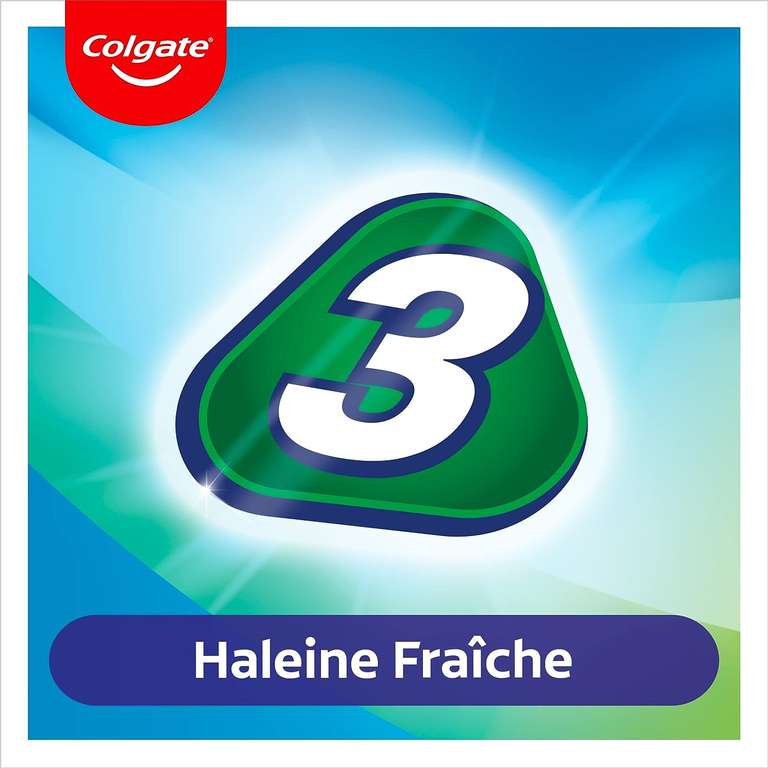 Lot de 2 tubes de dentifrice Colgate Triple Action - Menthe Originale, 2x75ml (via coupon et abonnement)