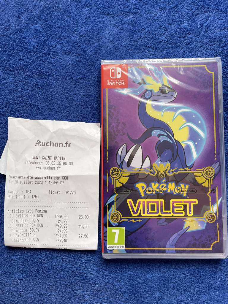 Jeu Pokémon Violet sur Nintendo Switch - Mont-Saint-Martin (54)