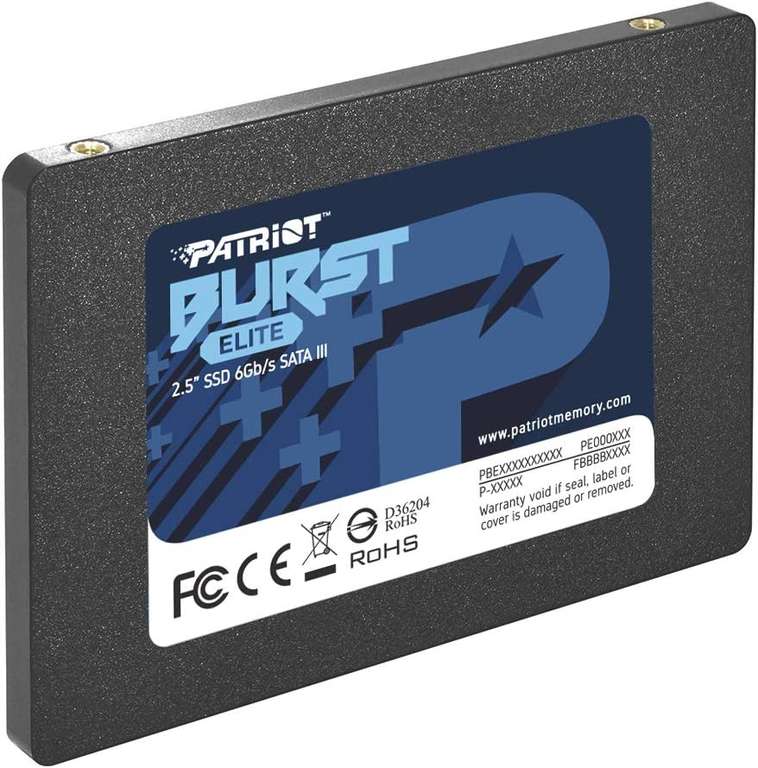 SSD interne 2.5" Patriot Burst Elite - 960 Go, 3D NAND (Vendeur tiers)