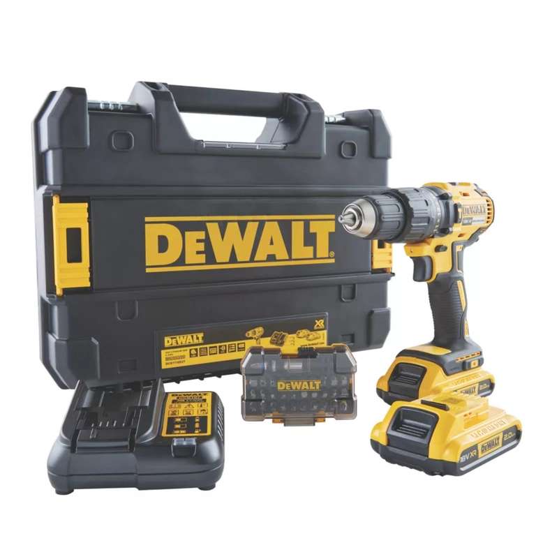 Perceuse-Visseuse Sans Fil 20V ONEVAN - 80Nm Moteur Brushless - 2 Batteries 2Ah - 31 Accessoires