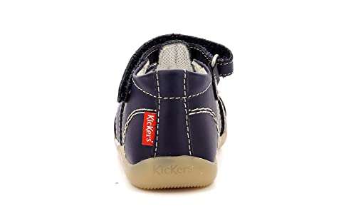 Sandales Fille Kickers Bigflo 2, 100% Cuir - (Plusieurs tailles disponibles)