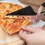 Coupe Pizza avec Pelle XLKJ - Acier Inoxydable, avec Poignées Anti-dérapantes, 25cm (Vendeur Tiers)
