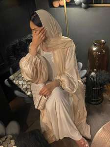 Abaya Robe brillante à manches
