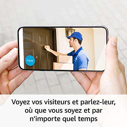 Blink  Video Doorbell Sonnette caméra compatible Alexa noir - Neuf  new