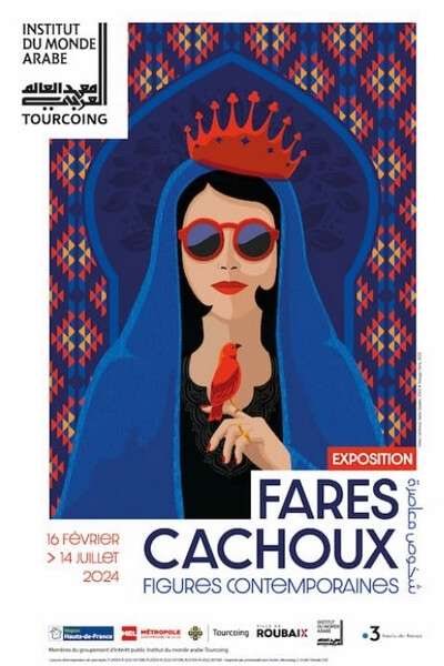 Entrée et Visites Flash de l'Exposition Fares Cachoux Gratuites en nocturne à l'Institut du monde arabe-Tourcoing (59)