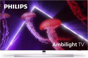 TV OLED 55" Philips 55OLED807 - 4K UHD, Ambilight 4 côtés, Dolby Atmos, HDR10+, 120 Hz (+74.62€ en Rakuten Points)