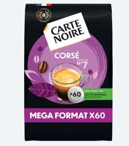 60 Dosettes de Café Corsé Carte Noire - Machine Senseo -
