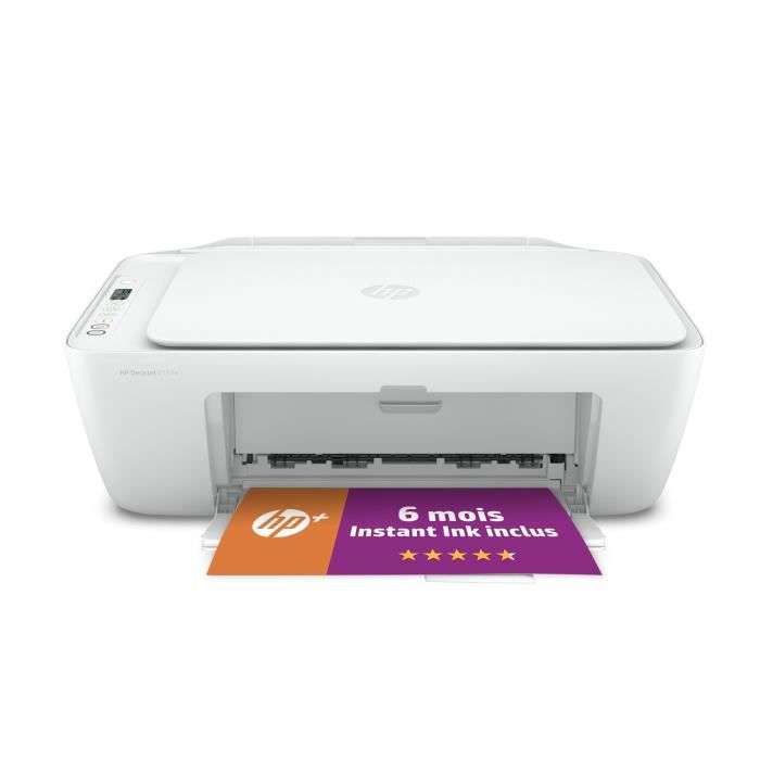 Imprimante multifonction HP DeskJet 2710e - Jet d'encre, Couleur, Bluetooth & WiFi + 6 mois d'Instant Ink inclus avec HP+