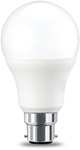 Lot de 6 ampoules LED à baïonnette Amazon Basics - B22 A60, 9W (équivalent ampoule incandescente de 60W), blanc chaud, dimmable (via coupon)