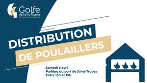 Distribution gratuite de poulaillers (sur réservation) - Saint-Tropez (83)