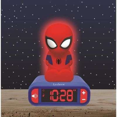 Réveil digital avec veilleuse Lexibook Spider-man