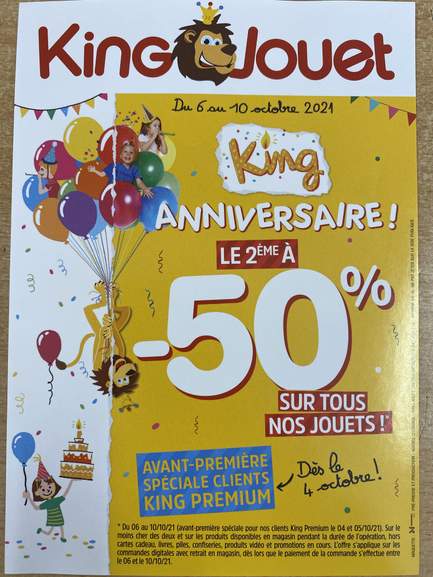 King Premium 1 Jouet Achete 50 De Reduction Sur Le 2eme Le Moins Cher Sur Le Site Et En Magasins Hors Exceptions Dealabs Com