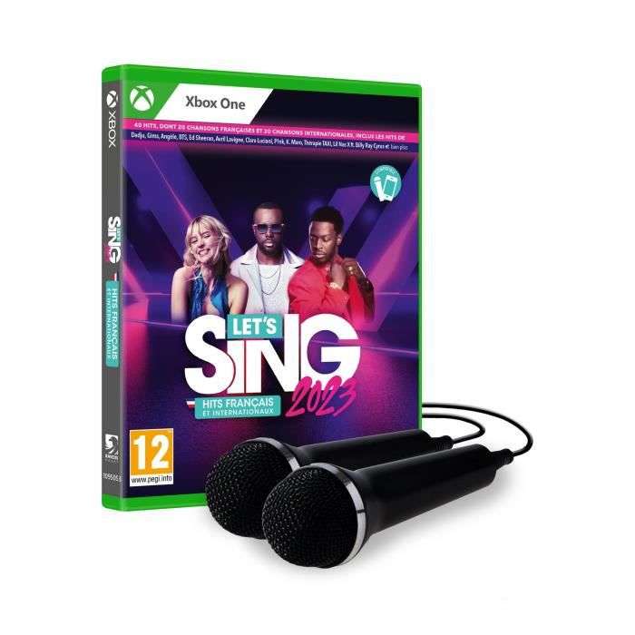 Jeu Let's Sing 2023 sur Xbox One/Séries X + 2 micros
