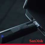 Clé USB SanDisk Extreme Pro 128 Go Vitesse d'écriture 380MB/s Vitesse de lecture 420mbs