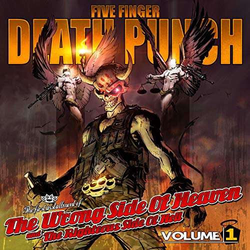 Vinyle Five Finger Death Punch- Wrong Heaven and The Righteous Side of Hell Vol. 1